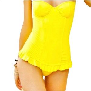 Victoria’s Secret Yellow One Piece Swimsuit
